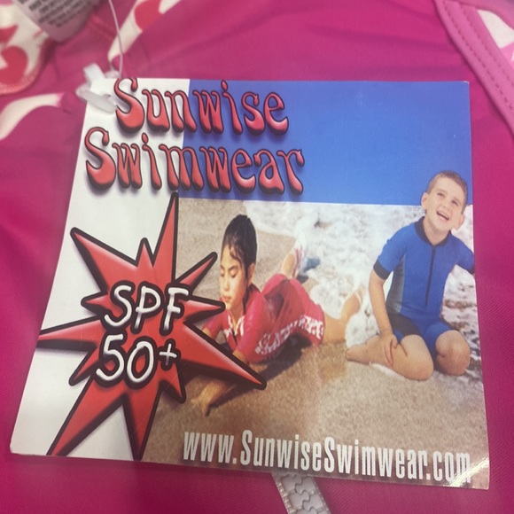 Sun wise Swimwear 1 piece swimsuit SPF 50. New! - Picture 4 of 6